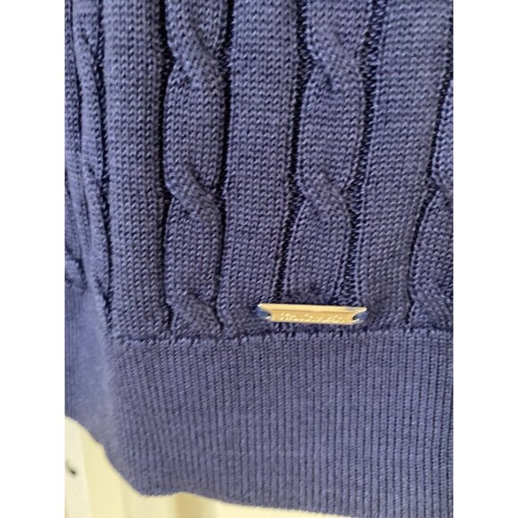 Calvin Klein Women's Ribbed Sleeveless Sweater Future Dusk XL NWT - Picture 5 of 5